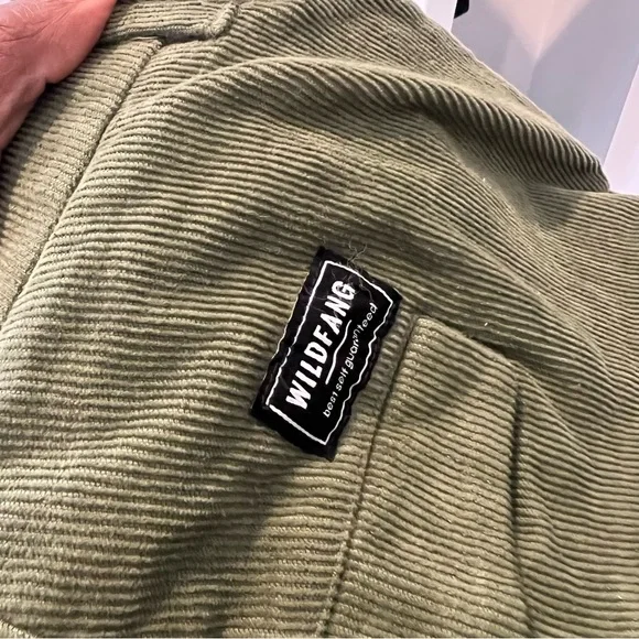 Wildfang Olive Corduroy Pants — Gender-Expansive | Size 1X - Picture 5 of 7